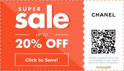 chanel online promo code|Chanel promo code 2024.